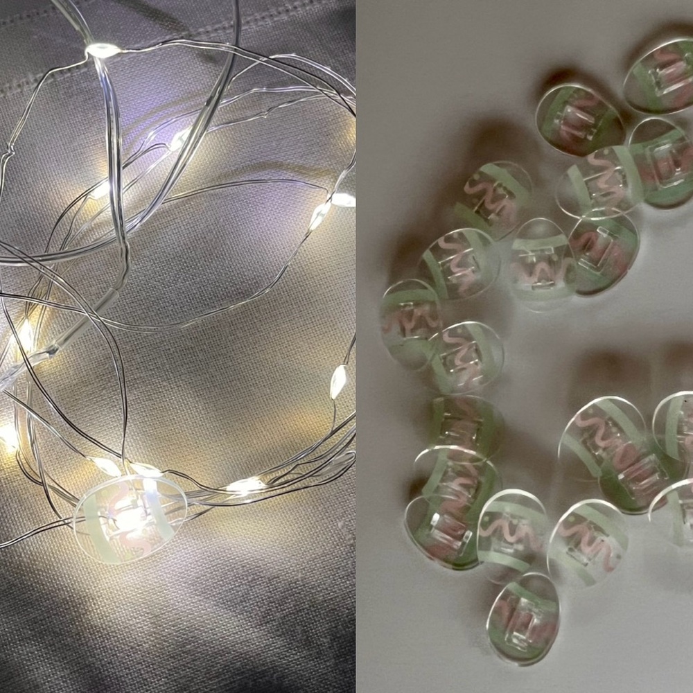 Easter Egg Fairy Light Ornament Attachment set of 20